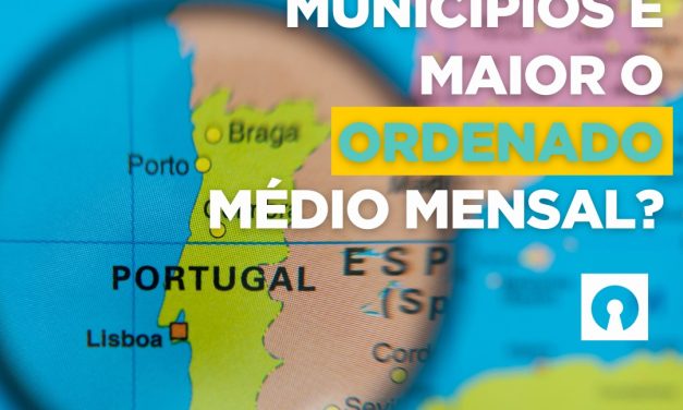 Concelhos onde se ganha mais e menos em Portugal