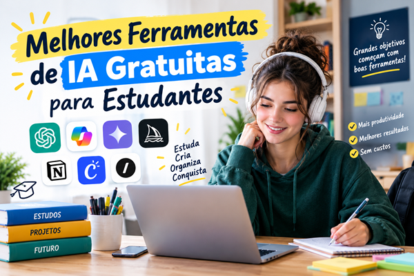 Melhores Ferramentas de IA Gratuitas para Estudantes